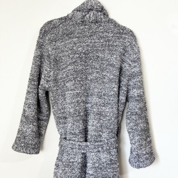 Barefoot Dreams Cozy Chic Grey Long Robe Size 1 - Picture 7 of 11